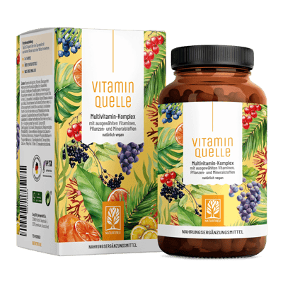 Vitaminquelle: All in One Multivitamin mit 35 Vitaminen, Pflanzen- & Mineralstoffen